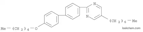 Molecular Structure of 107215-52-1 (5-Heptyl-2-[4'-(pentyloxy)[1,1'-biphenyl]-4-yl]pyrimidine)